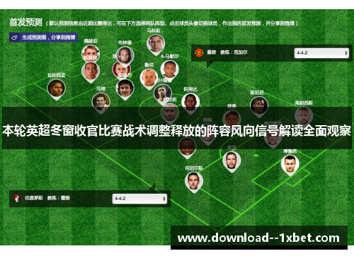 本轮英超冬窗收官比赛战术调整释放的阵容风向信号解读全面观察 本轮英超冬窗收官比赛战术调整释放的阵容风向信号解读全面观察